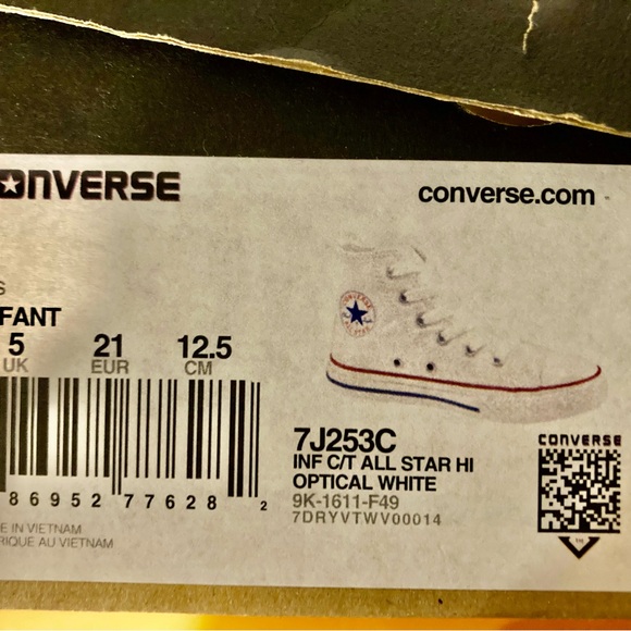 SOLD Baby converse size 5 - Picture 6 of 6